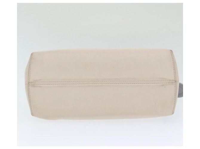 Borsa a mano FENDI in pelle beige Auth ar12221 - vista 5