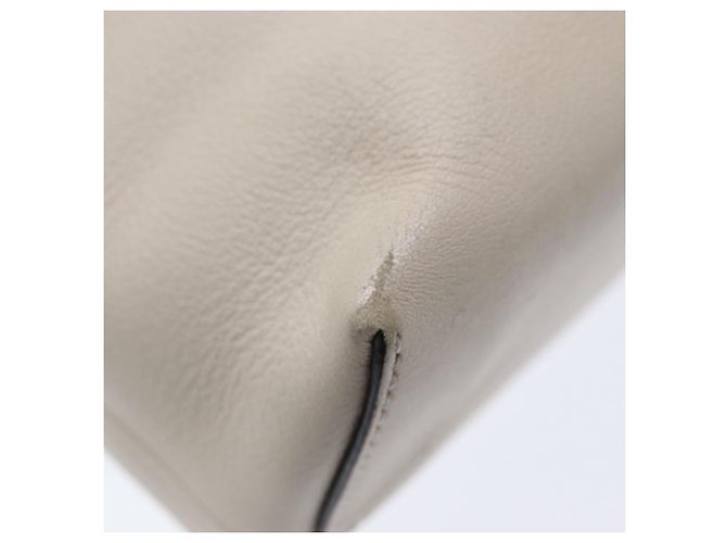 Borsa a mano FENDI in pelle beige Auth ar12221 - vista 8