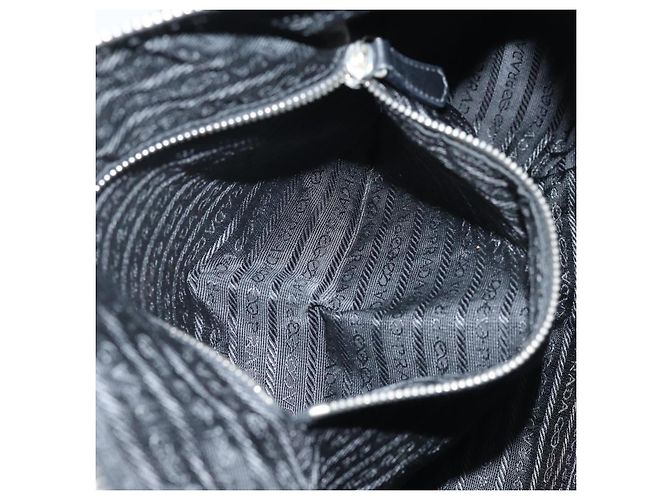 PRADA Borsa a Spalla in Nylon Nera Auth am6640 Nero - vista 22