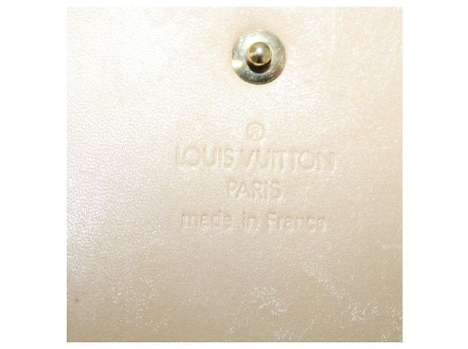 LOUIS VUITTON Portafoglio Walker Monogram Vernis Beige M91074 LV Auth ti1899 - vista 17