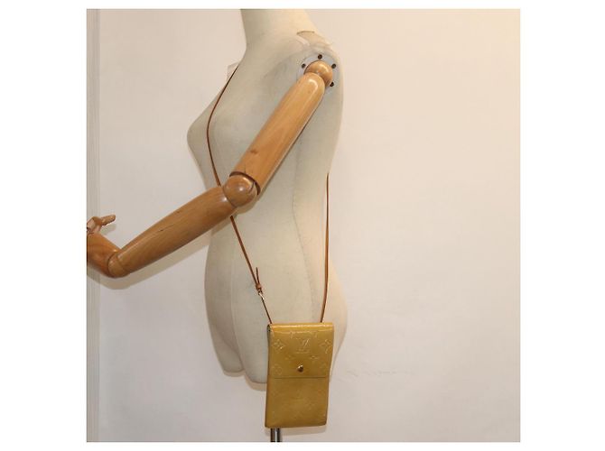 LOUIS VUITTON Portafoglio Walker Monogram Vernis Beige M91074 LV Auth ti1899 - vista 24
