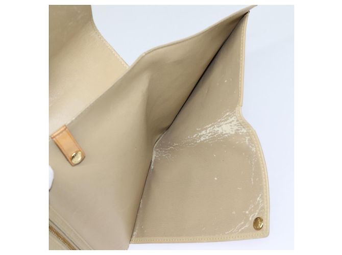 LOUIS VUITTON Portafoglio Walker Monogram Vernis Beige M91074 LV Auth ti1899 - vista 9
