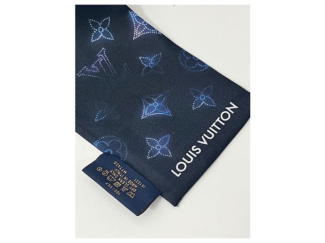 Louis Vuitton Seidentuch Blau - Ansicht 3