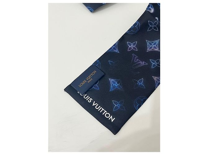 Louis Vuitton Seidentuch Blau - Ansicht 4