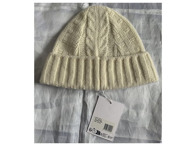 Berretto Ganni Beige in Lana - vista 2
