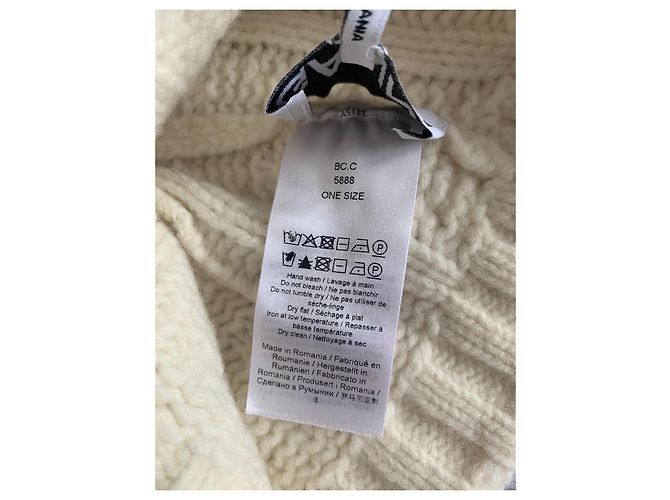 Berretto Ganni Beige in Lana - vista 5