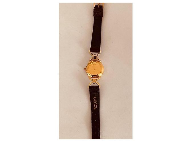 Reloj Gucci chapado en oro rojo y verde oscuro 24mm Roja - vista 2