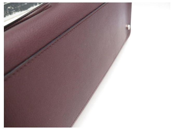 BORSA LANCEL LISON A02894 PELLE BORDEAUX CON TRACOLLA - vista 14