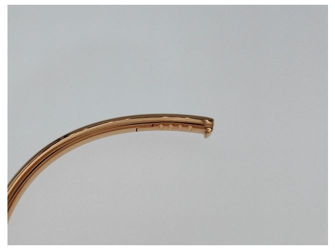 Trinity Bracciale Cartier Juste Un Clou in oro rosa 18K con diamante D'oro - vista 12