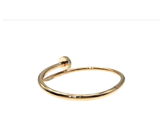Trinity Bracciale Cartier Juste Un Clou in oro rosa 18K con diamante D'oro - vista 2