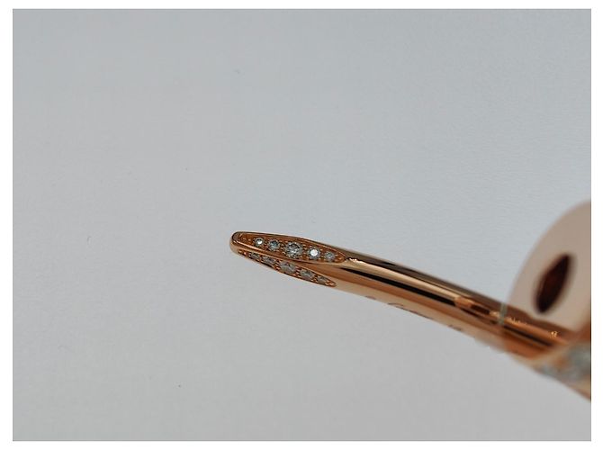 Trinity Bracciale Cartier Juste Un Clou in oro rosa 18K con diamante D'oro - vista 7