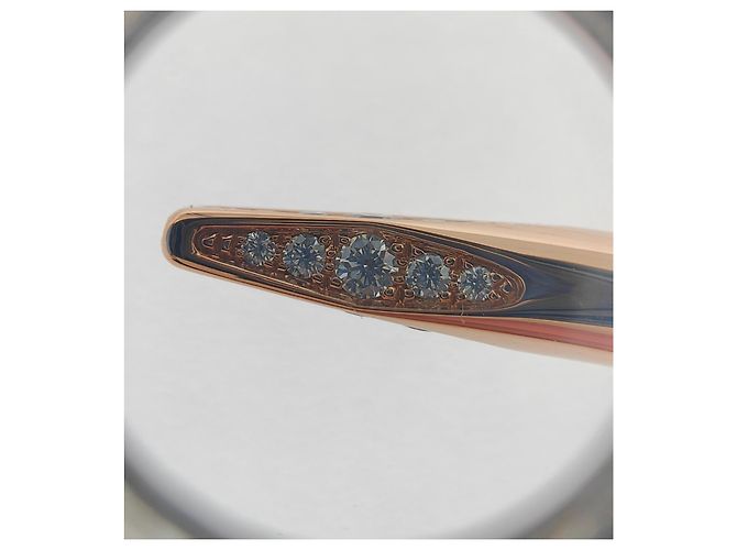 Trinity Bracciale Cartier Juste Un Clou in oro rosa 18K con diamante D'oro - vista 8