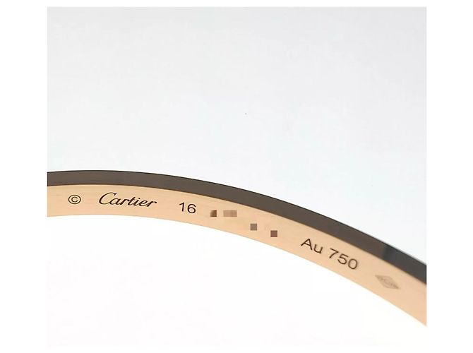 Love Bracciale Cartier Oro Rosa Dorato D'oro - vista 11