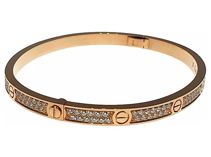Love Bracciale Cartier Oro Rosa Dorato D'oro - vista 2