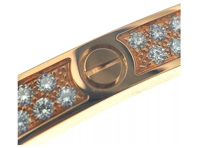 Love Bracciale Cartier Oro Rosa Dorato D'oro - vista 7