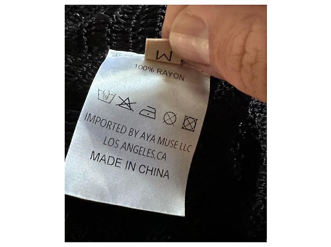 Autre Marque AYA Muse Schwarzes Pailletten Maxi Kleid - Ansicht 7