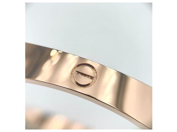 Love Bracciale Cartier Oro Rosa Dorato D'oro - vista 11
