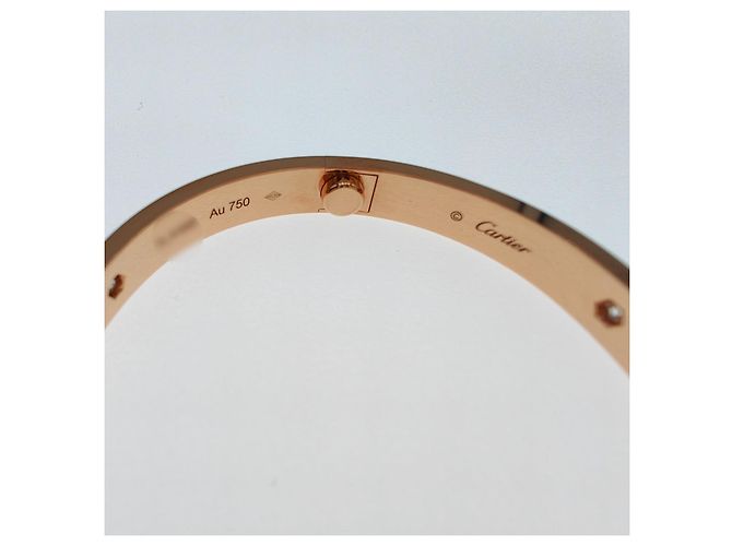 Love Bracciale Cartier Oro Rosa Dorato D'oro - vista 16