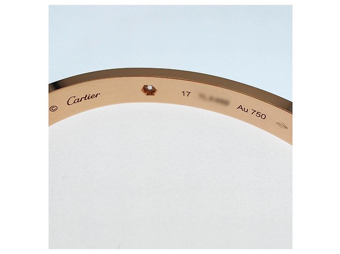 Love Bracciale Cartier Oro Rosa Dorato D'oro - vista 18