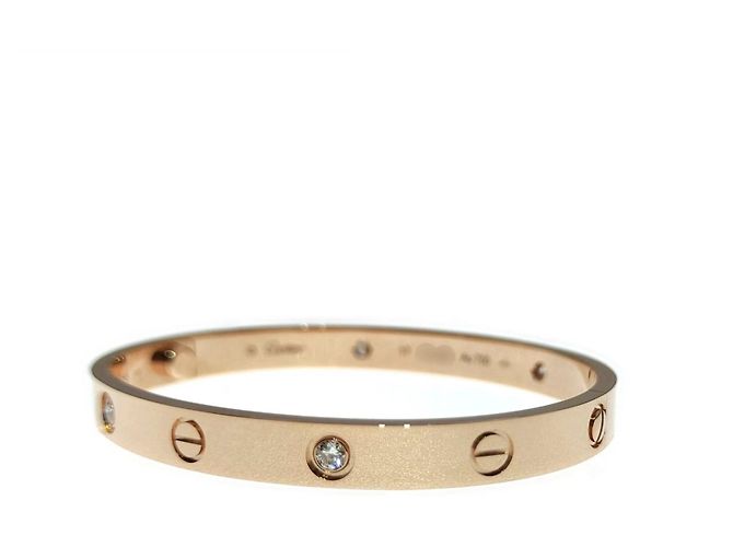 Love Bracciale Cartier Oro Rosa Dorato D'oro - vista 2