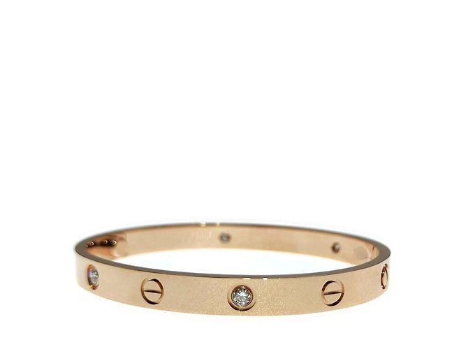Love Bracciale Cartier Oro Rosa Dorato D'oro - vista 5