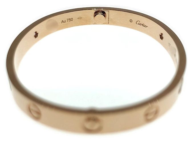 Love Bracciale Cartier Oro Rosa Dorato D'oro - vista 7