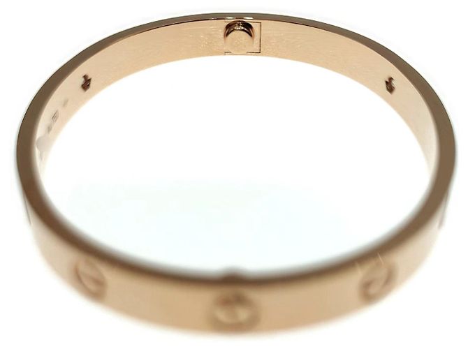 Love Bracciale Cartier Oro Rosa Dorato D'oro - vista 8