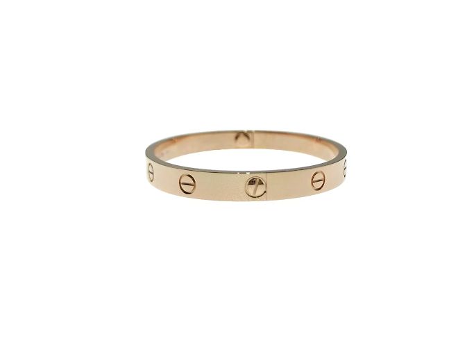 Love Bracciale Cartier Oro Rosa Dorato D'oro - vista 6