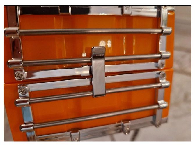 Chanel Métiers d'Art orange acrylic minaudière - view 5