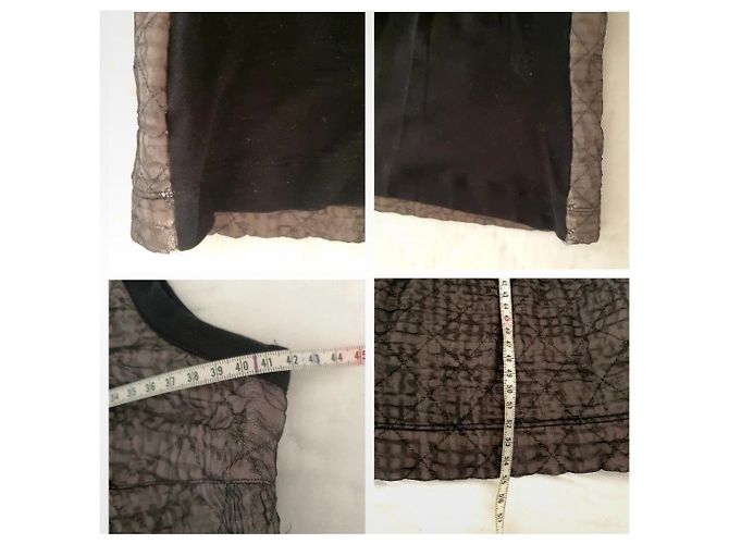 Camiseta de Chanel + broche Negro Gris - vista 7