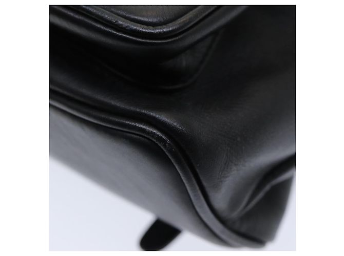 Zaino in pelle nera GUCCI Bamboo Auth am6663 Nero - vista 17