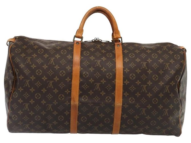 LOUIS VUITTON Monogram Keepall 60 Borsa Boston M41422 LV Auth am6591 Monogramma - vista 2