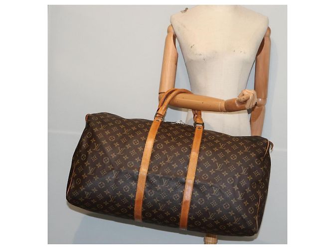 LOUIS VUITTON Monogram Keepall 60 Borsa Boston M41422 LV Auth am6591 Monogramma - vista 21