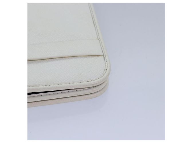 Borsa a spalla Christian Dior in pelle bianca Auth bs16301 Bianco - vista 15