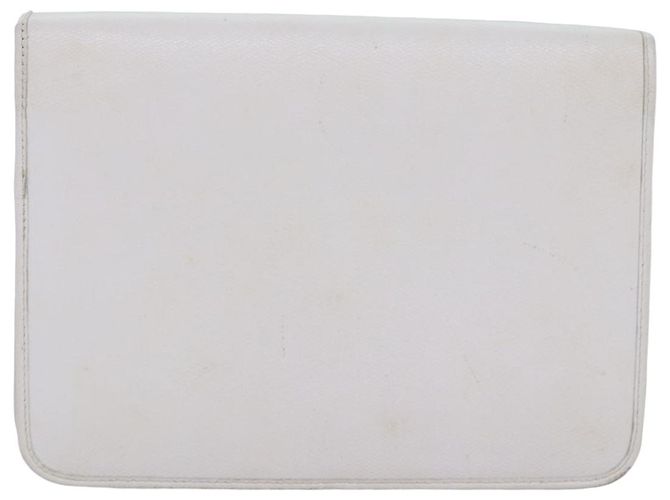 Borsa a spalla Christian Dior in pelle bianca Auth bs16301 Bianco - vista 2