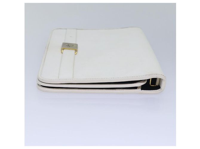 Borsa a spalla Christian Dior in pelle bianca Auth bs16301 Bianco - vista 3