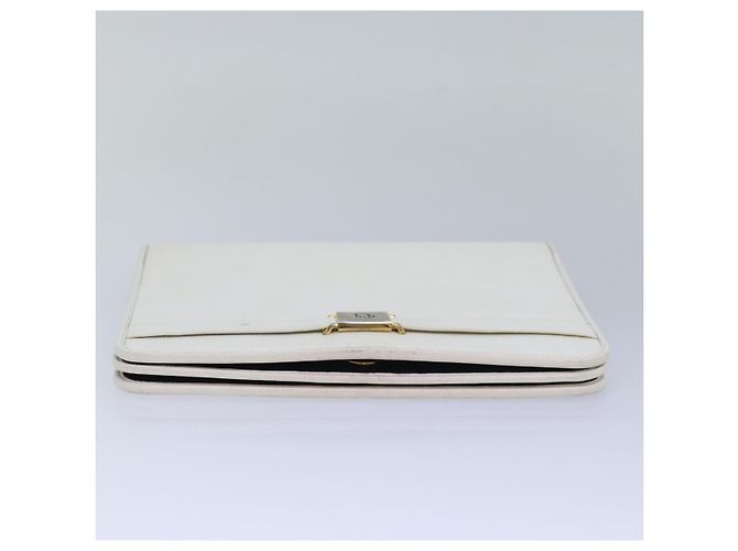 Borsa a spalla Christian Dior in pelle bianca Auth bs16301 Bianco - vista 6
