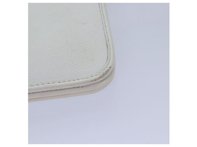 Borsa a spalla Christian Dior in pelle bianca Auth bs16301 Bianco - vista 7