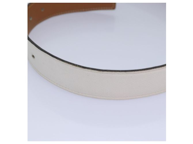 Hermès HERMES Constance Gürtel Leder 37,4"" Weiß Auth am6629 - Ansicht 6