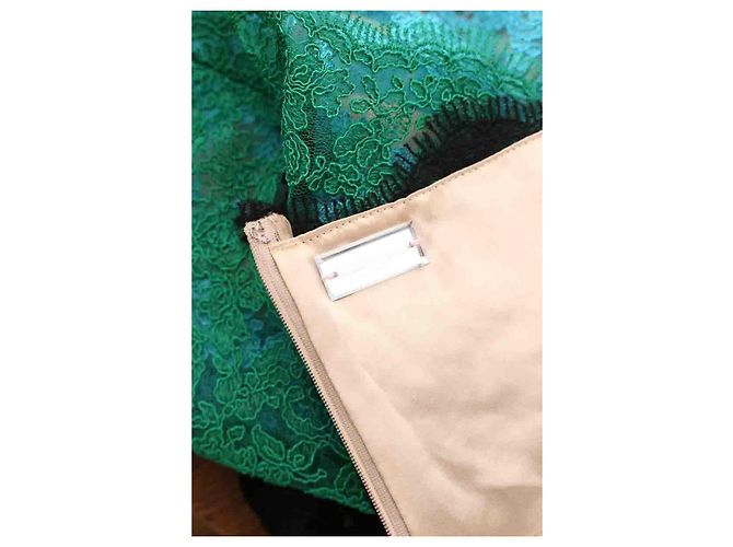 Alexis Mabille Top de encaje Verde - vista 5