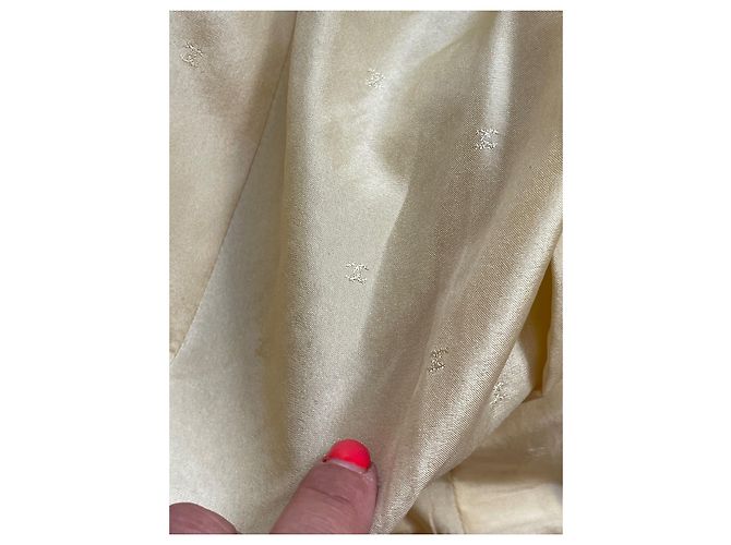Chanel Tweed Jacke Gelb Größe 38 - Ansicht 11