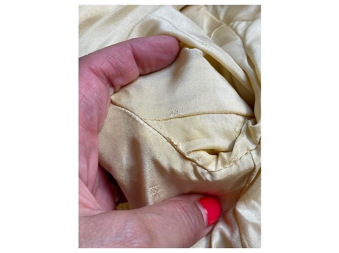 Chanel Tweed Jacke Gelb Größe 38 - Ansicht 8