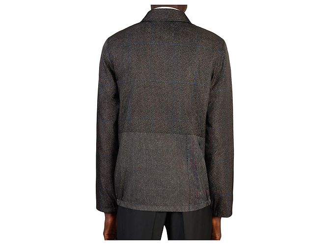Alfred Dunhill Dunhill Herringbone Patterned Windbreaker Jacket - view 4
