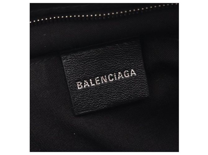 Camera Borsa a tracolla Balenciaga BB Monogram Signature Nera - vista 4