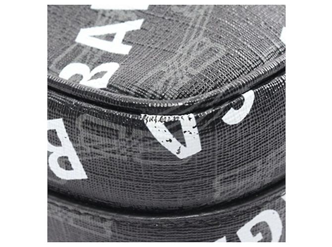 Camera Borsa a tracolla Balenciaga BB Monogram Signature Nera - vista 5