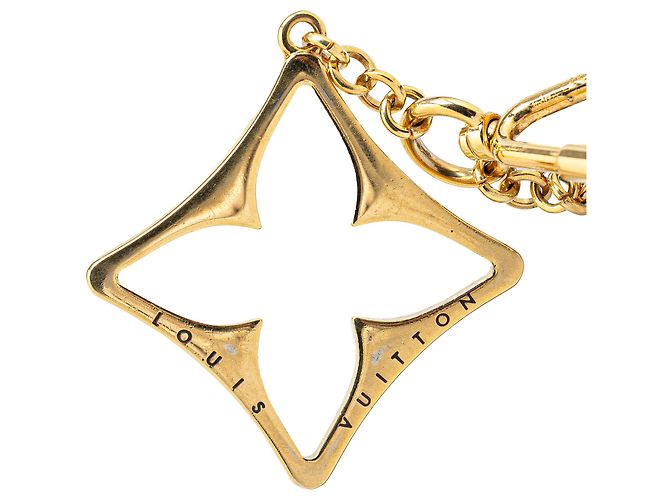 Twist Portachiavi puzzle in oro placcato e charm per borsa Louis Vuitton Nero D'oro - vista 3