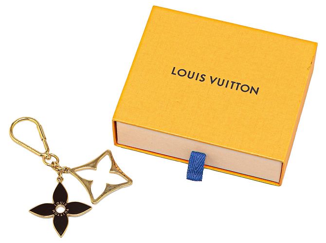 Twist Portachiavi puzzle in oro placcato e charm per borsa Louis Vuitton Nero D'oro - vista 7