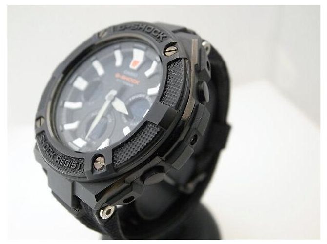 Autre Marque Casio G-SHOCK G-STEEL Edelstahl Uhr Schwarz - Ansicht 4