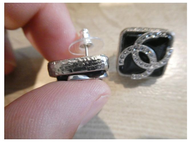 orecchini Chanel nuovi con scatola Silver hardware - vista 4