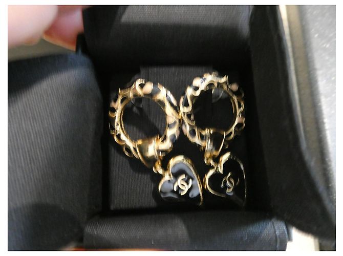 orecchini Chanel nuovi con scatola Gold hardware - vista 3
